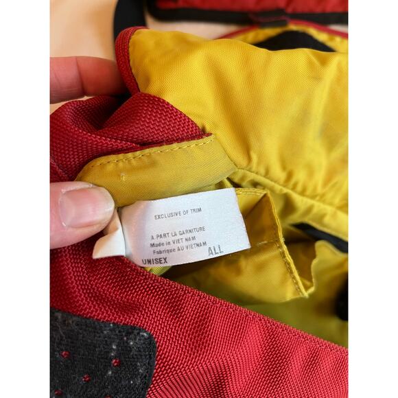 Patagonia messenger bag computer bag red vintage shoulder sling travel tote - Picture 10 of 13